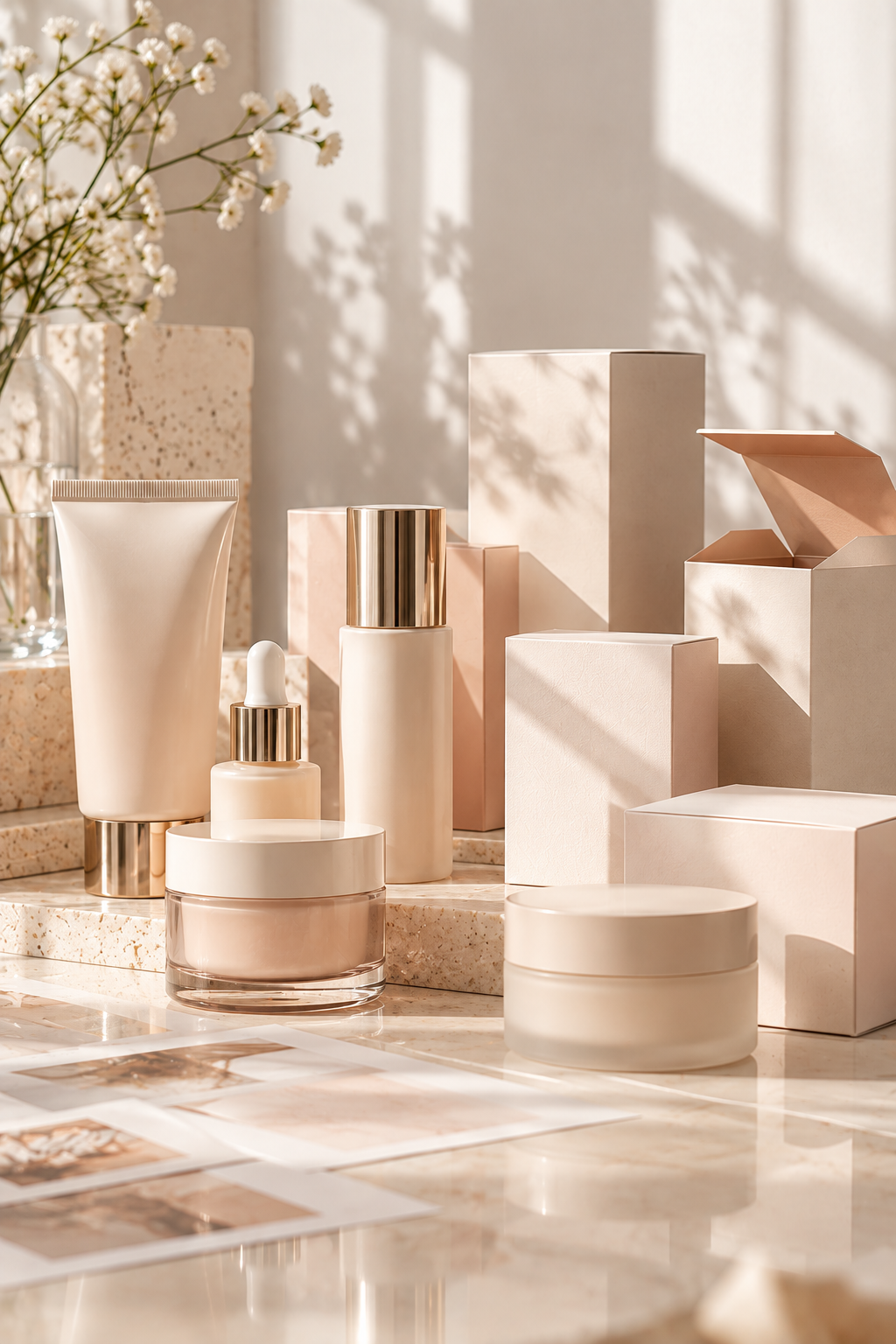 Luxury cosmetic packaging and product development